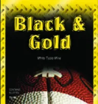 Bottle of Black & Gold White Wine