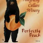 Bottle of Perfectly Peach Fruit Wine