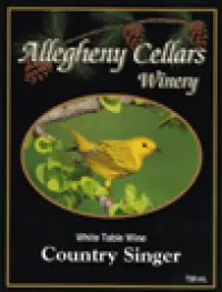 Bottle of Country Singer White Wine